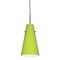 Besa Lighting Cierro Cord Pendant, Chartreuse, Bronze Finish, 1x100W Incandescent 1JT-412435-BR - alternate 1